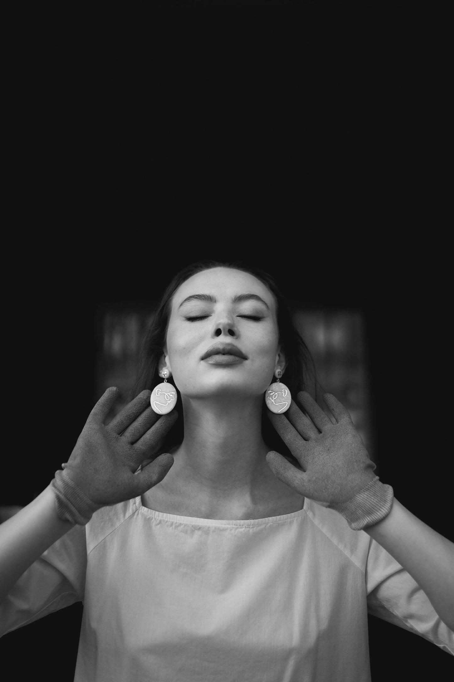 Mixed Blessings Dangle Drop Face Statement Earrings | Inspired by Chandra Crane’s Book Mixed Blessings Embracing your Multi-Ethnic Identity