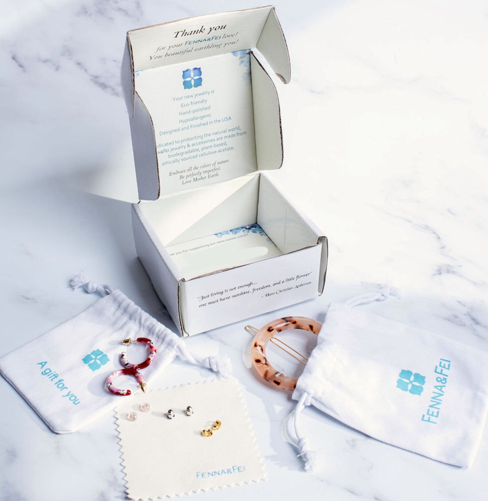 50mm Colorful Acetate Hoops in Teresa | Purple Teal Gold |Hypoallergenic .925 Sterling Post | Eco Friendly Italian Acetate |Ball Back Option