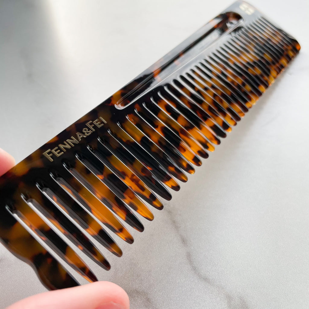 Eternal Comb Collection | Mazzucchelli Italian Acetate Tortoise Shell Long Large Hair Comb