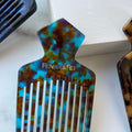 Cellulose Acetate Diamond Hair Pick
