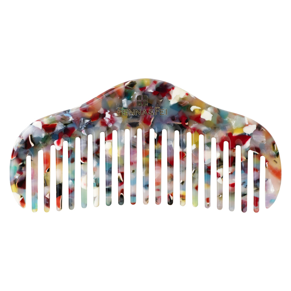 RuYi Hair Comb | Italian Resin Cellulose Acetate