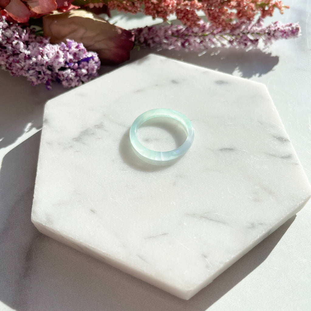 3 Pack - Spring Round Ring Collection | Tortoise Shell Acetate Resin Stacking Rings Fenna&Fei