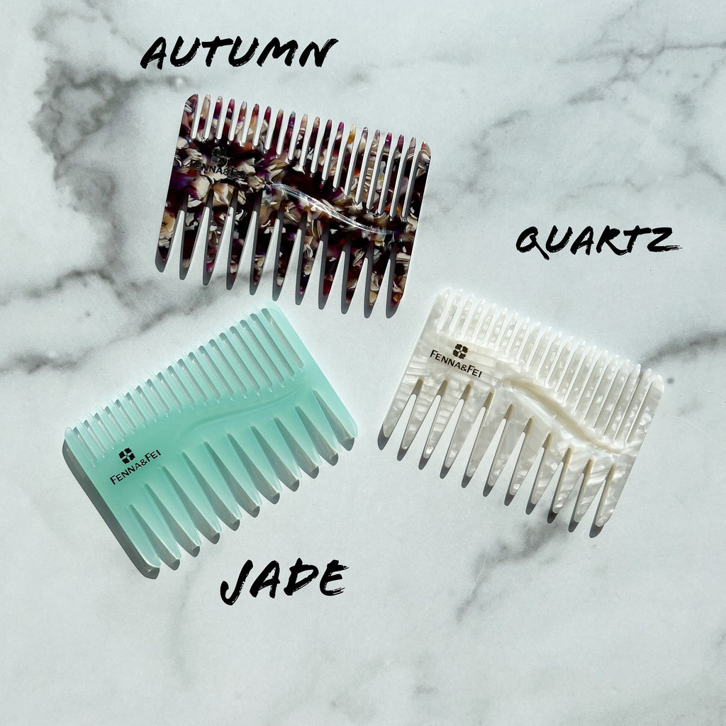 Duet Combs - Double Sided Italian Acetate