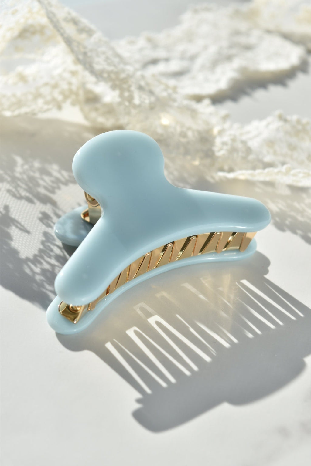 French Claw in Robins Egg | Light Blue Hair Clip