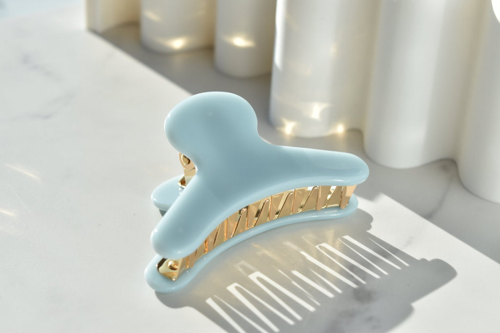 French Claw in Robins Egg | Light Blue Hair Clip