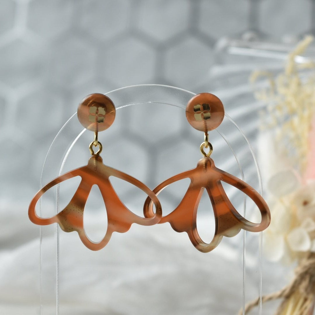 Dragonfly Dangle Collection | Italian Acetate Dangle Drop Earrings 925 Sterling Silver Posts