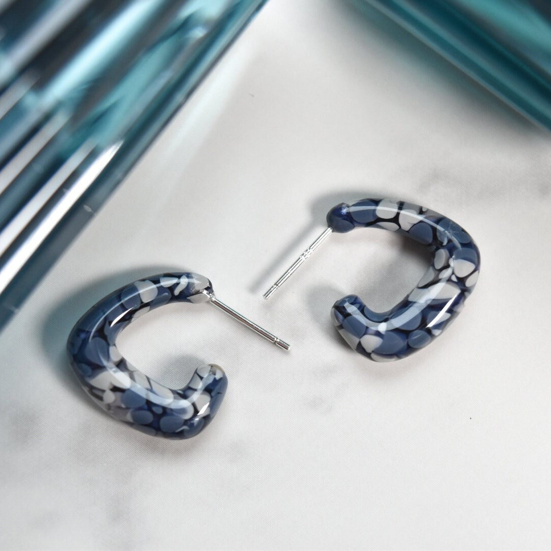 Three Pack - Trinity Hoops | Geometric Triangle Hoop Earrings Sterling Silver Posts