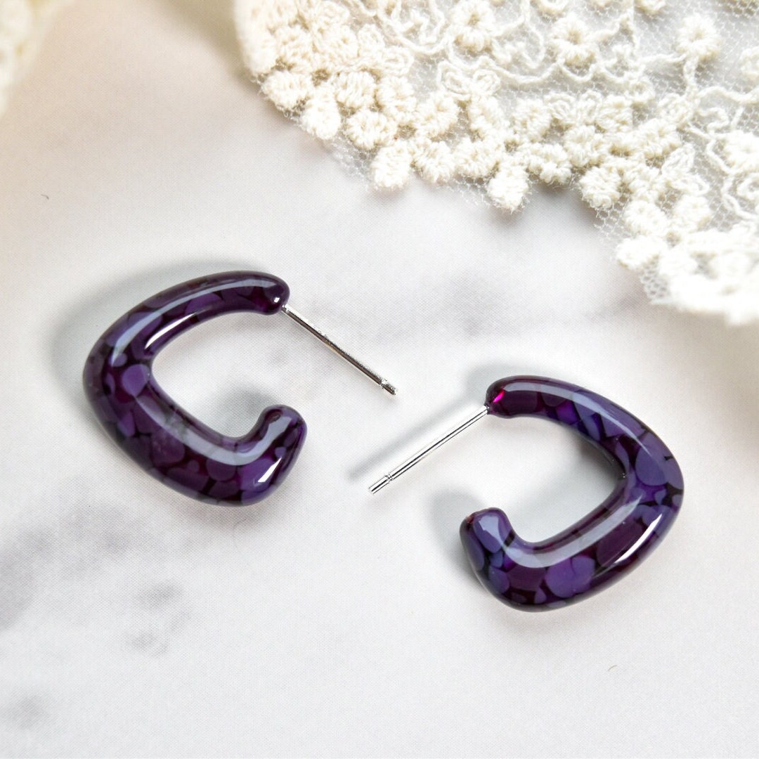 Three Pack - Trinity Hoops | Geometric Triangle Hoop Earrings Sterling Silver Posts