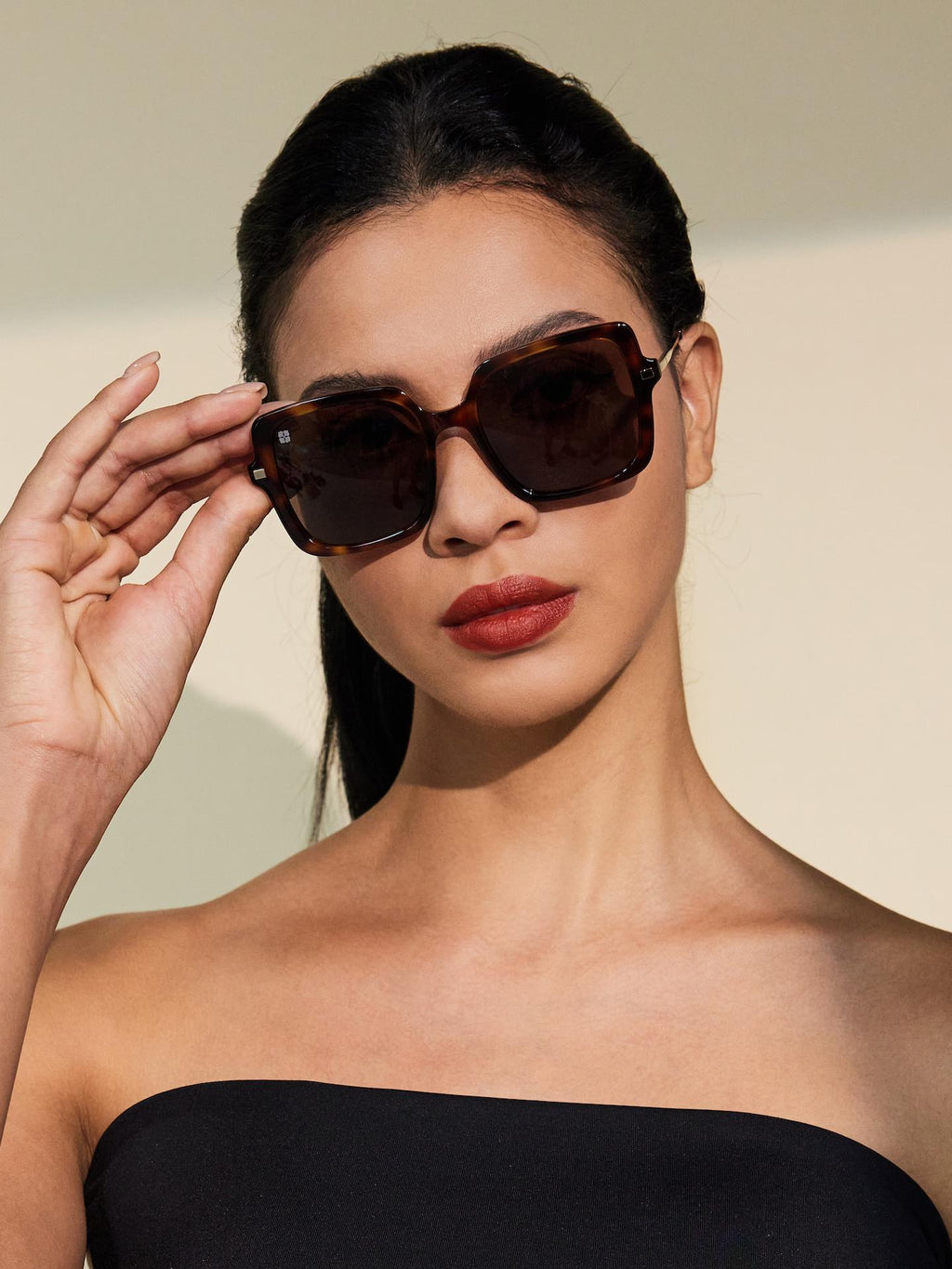 Square Sunglasses | Acetate Tortoise Shell Polarized Sunglasses