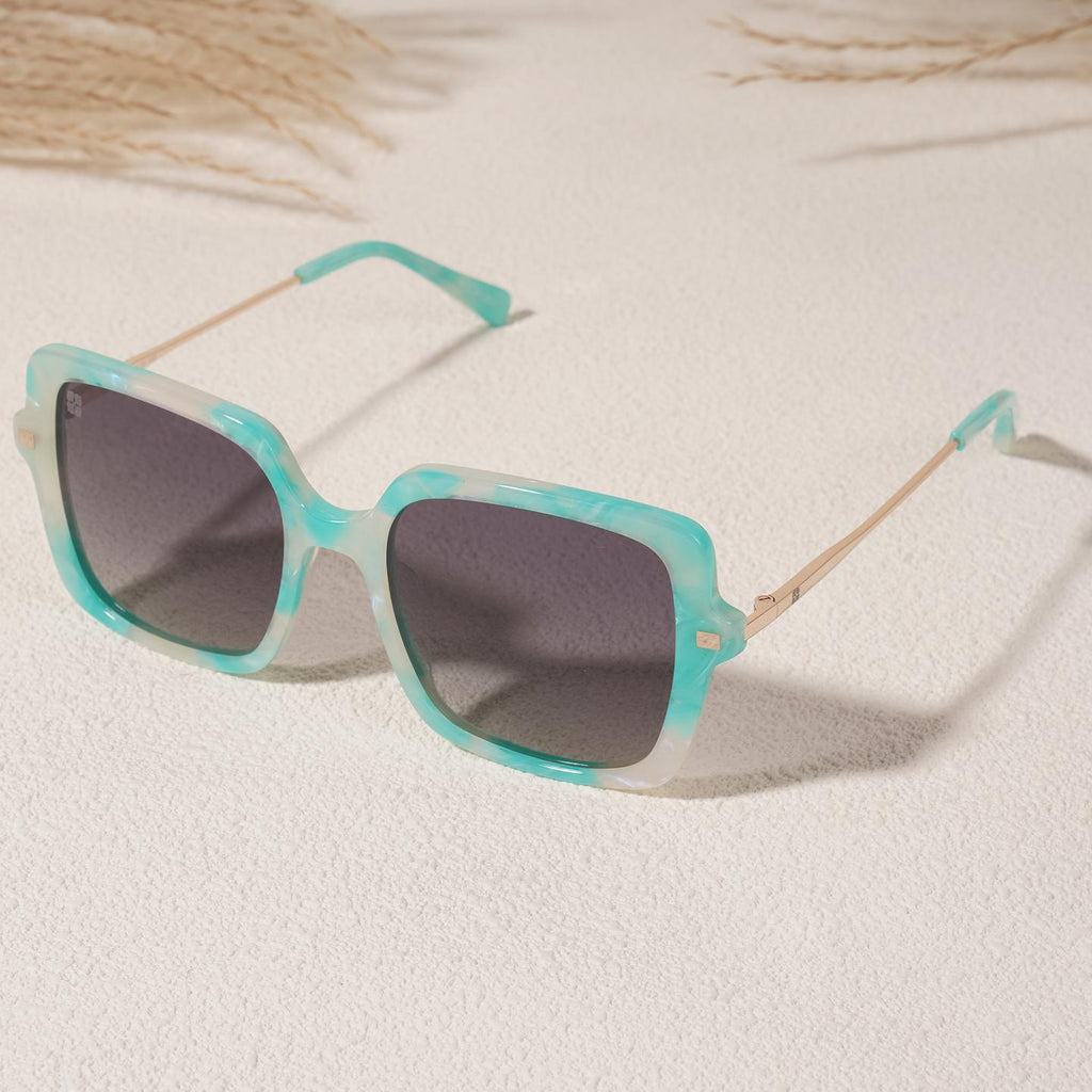 Square Sunglasses | Acetate Tortoise Shell Polarized Sunglasses