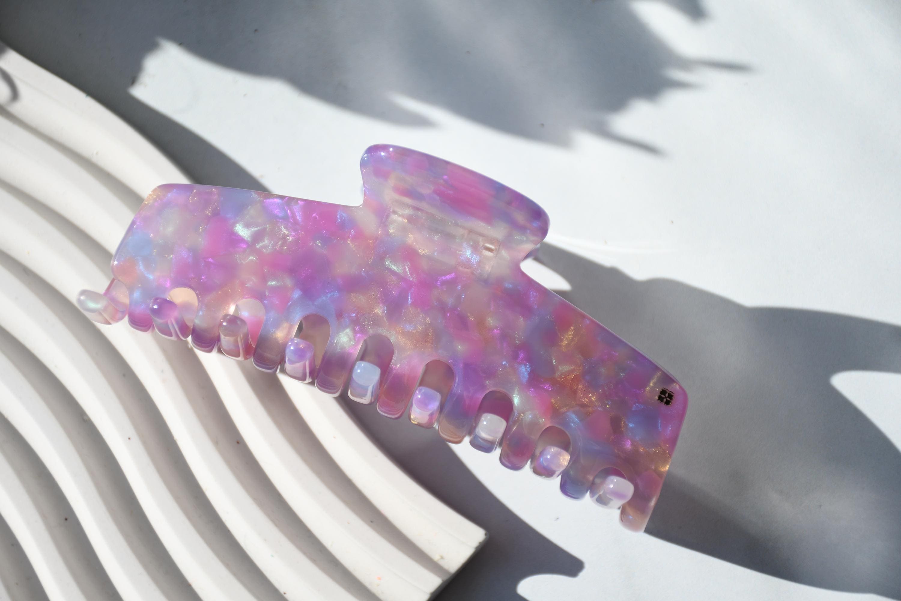 Rectangle Claw in Enchanted - All Acetate Hair Claw