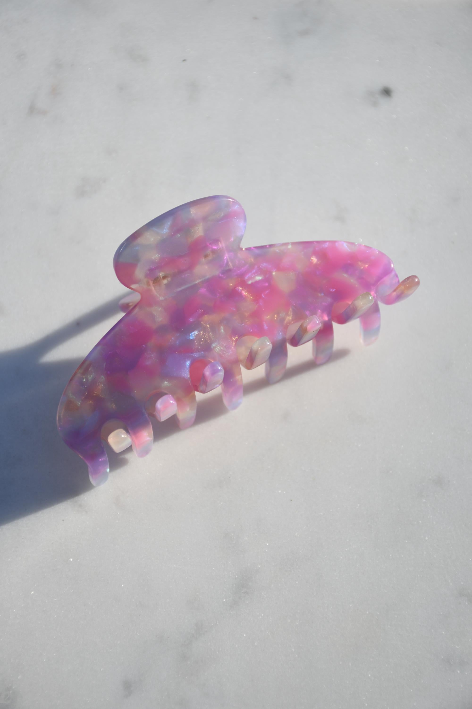 Oval Claw in Enchanted - All Acetate Hair Claw
