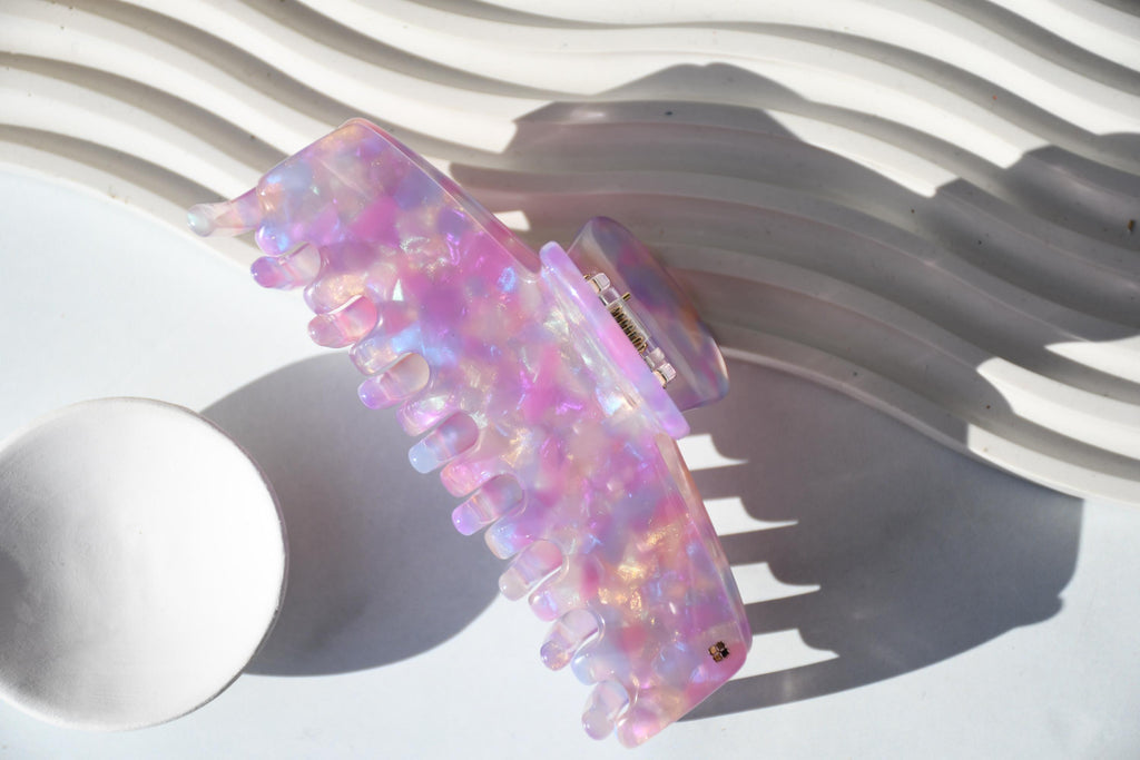 Rectangle Claw in Enchanted - All Acetate Hair Claw