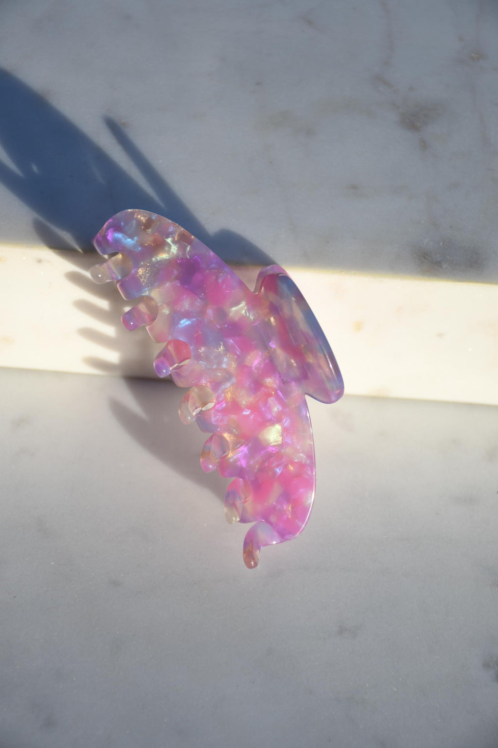 Oval Claw in Enchanted - All Acetate Hair Claw