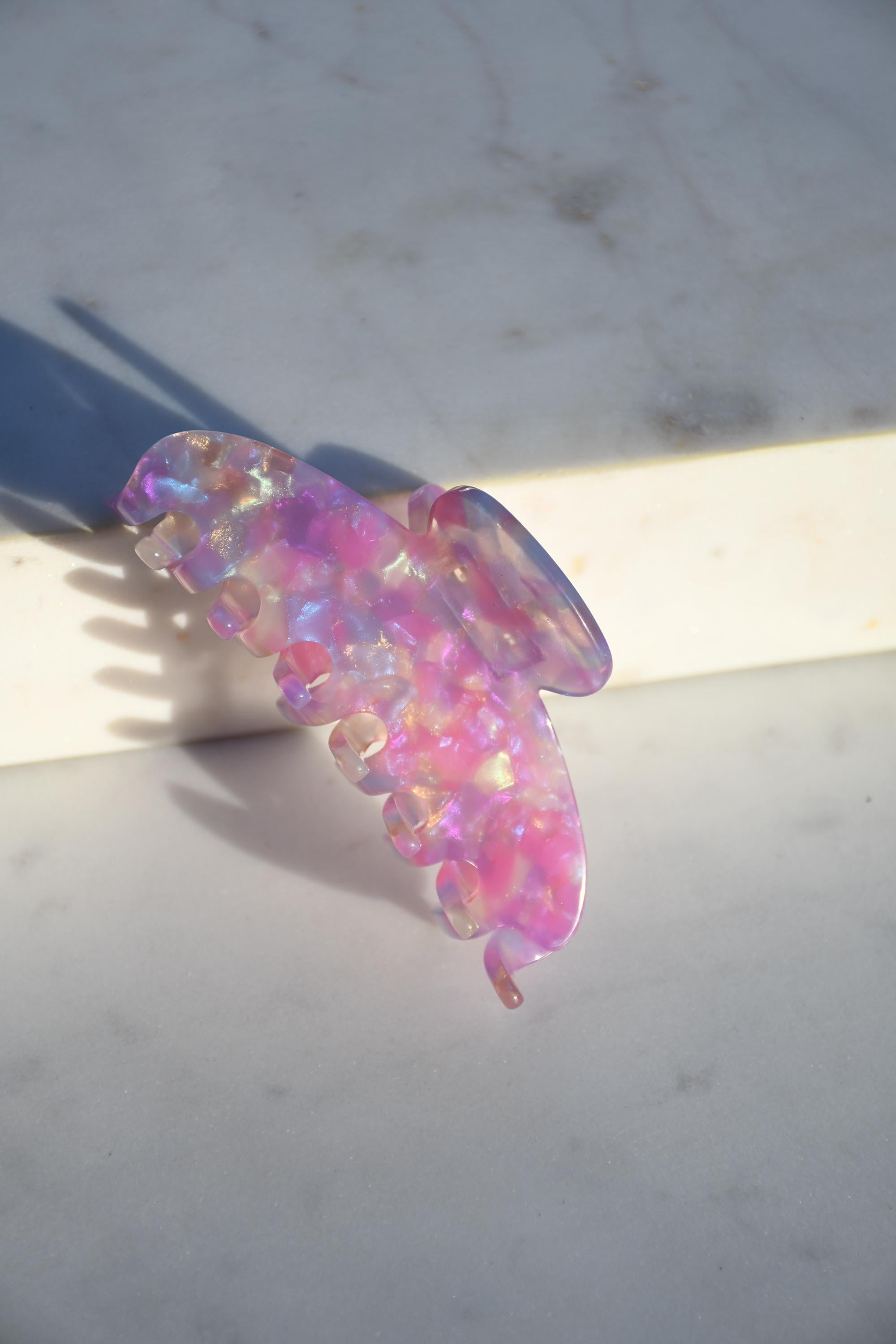 Oval Claw in Enchanted - All Acetate Hair Claw