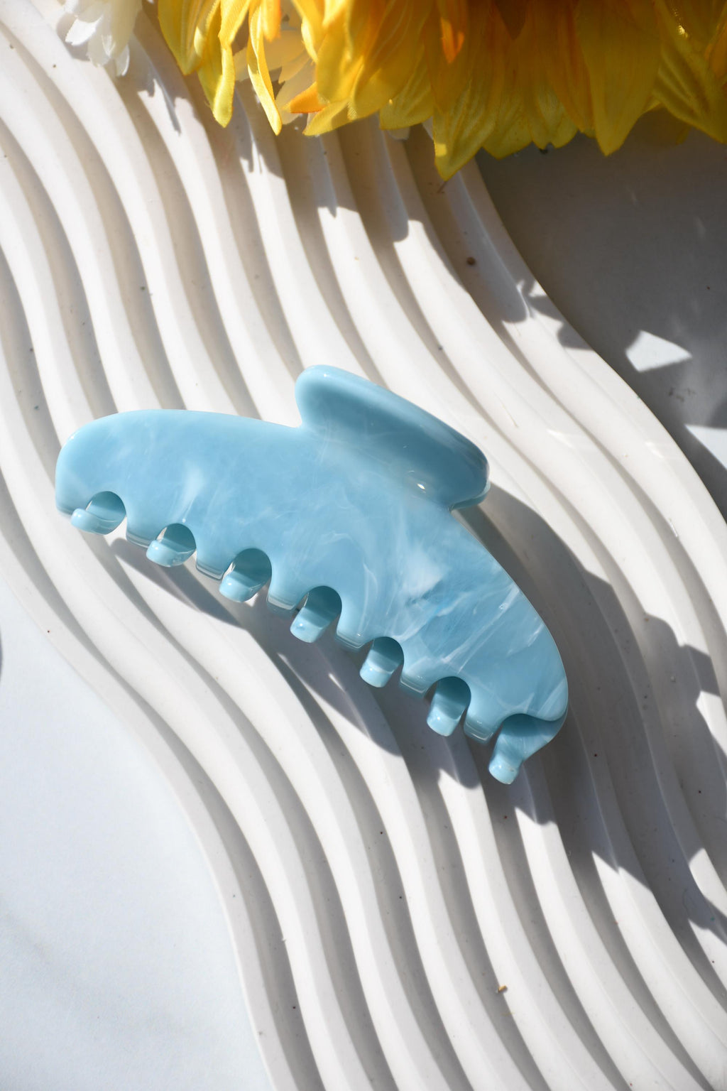 Oval Claw in Leland  - All Acetate Hair Claw