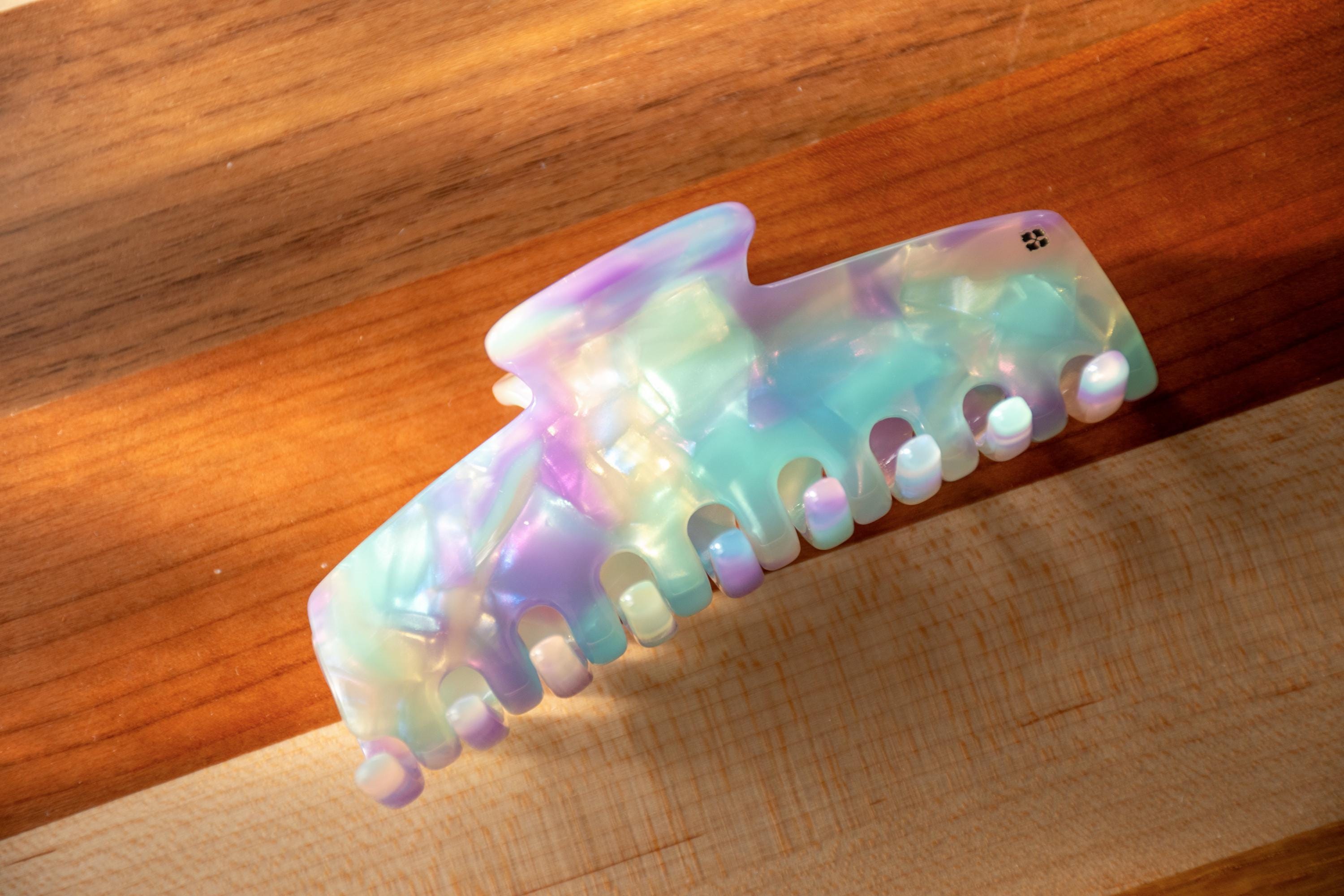 Rectangle Claw in Nightshade Nectar - All Acetate Hair Claw