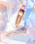 Acetate Alligator Hair Clips | Pearl, Shell, Tortoise | 3 Pack