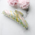 XL Acetate Hair Claw Clip | Desert Opal Iridescent Updo Accessory