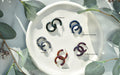 3- Pack Mini Tortoiseshell Hoop Earrings | Acetate, .925 Silver Posts