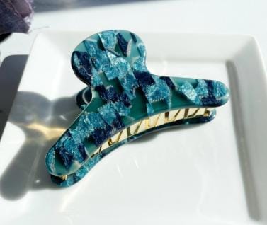 French Claw Hair Clips in Darkly Elegant Colors