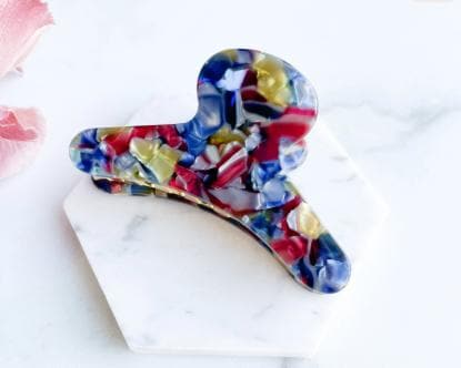 French Claw Hair Clips in Darkly Elegant Colors