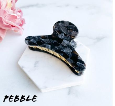 French Claw Hair Clips in Darkly Elegant Colors