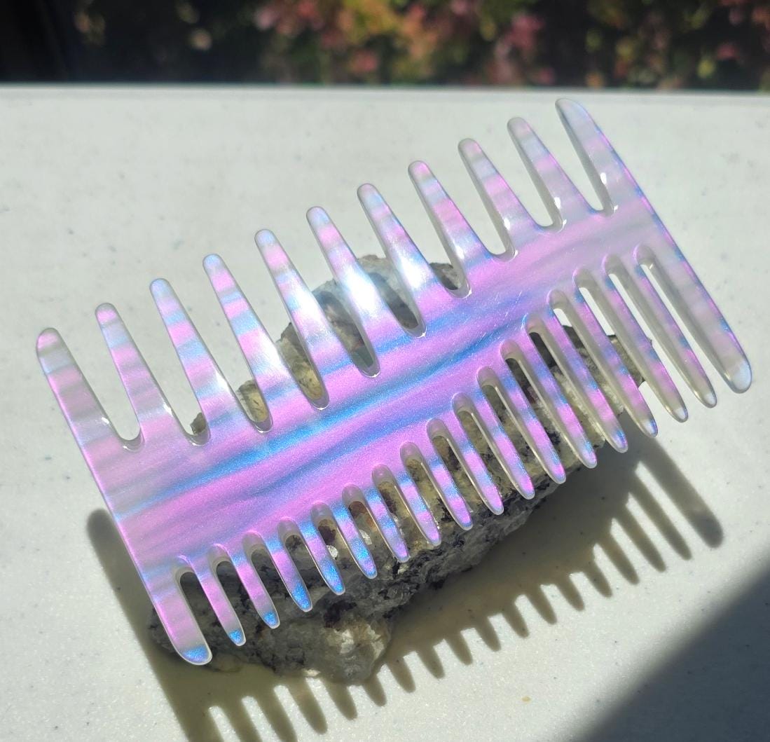 Duet Combs - Double Sided Italian Acetate