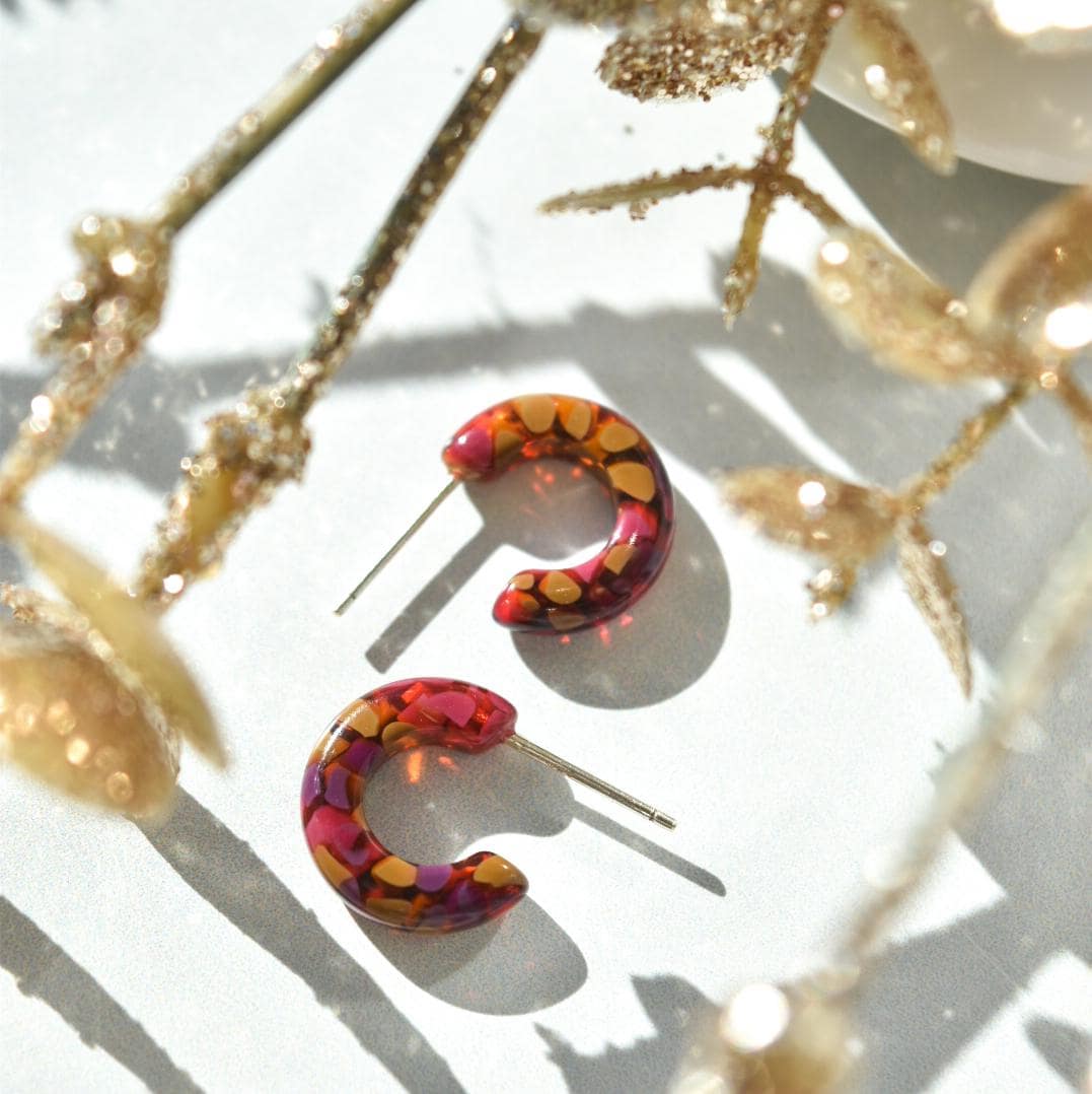 3 Pack -  Huggie Hoop Earrings | Sterling Silver Posts, 15mm