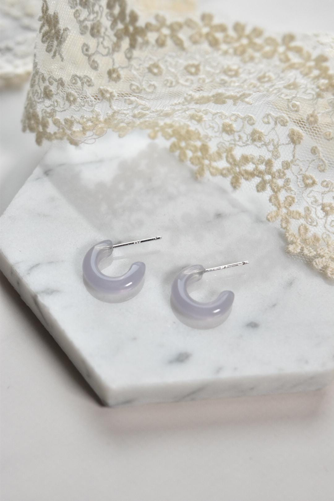 3 Pack -  Huggie Hoop Earrings | Sterling Silver Posts, 15mm