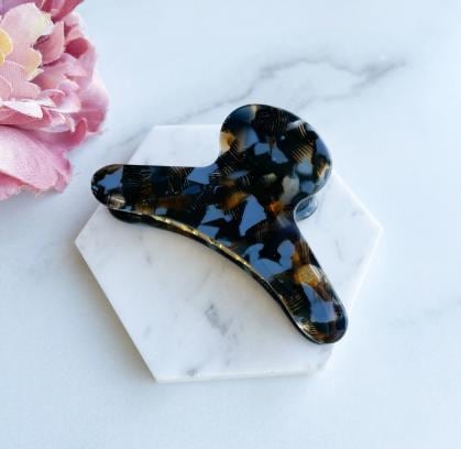 French Claw Hair Clips in Darkly Elegant Colors