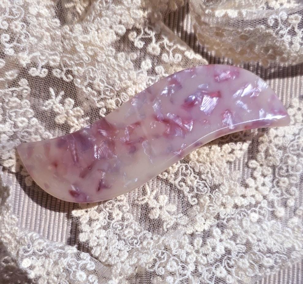 Wave Barrettes  | French Barrette Snap Hair Clip Non Slip