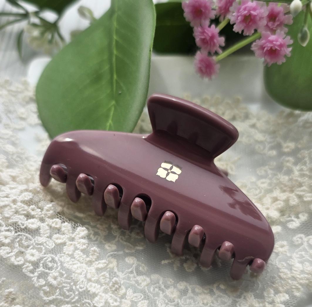 Glamour Grip Mini Claws in Fiery Reds and Coppers |  Italian Acetate Small Hair Clip