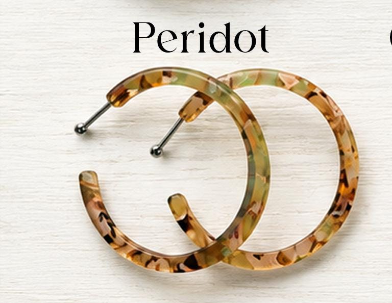 3 Pack - 50MM .925 Ball Back Statement Hoops | Italian Acetate