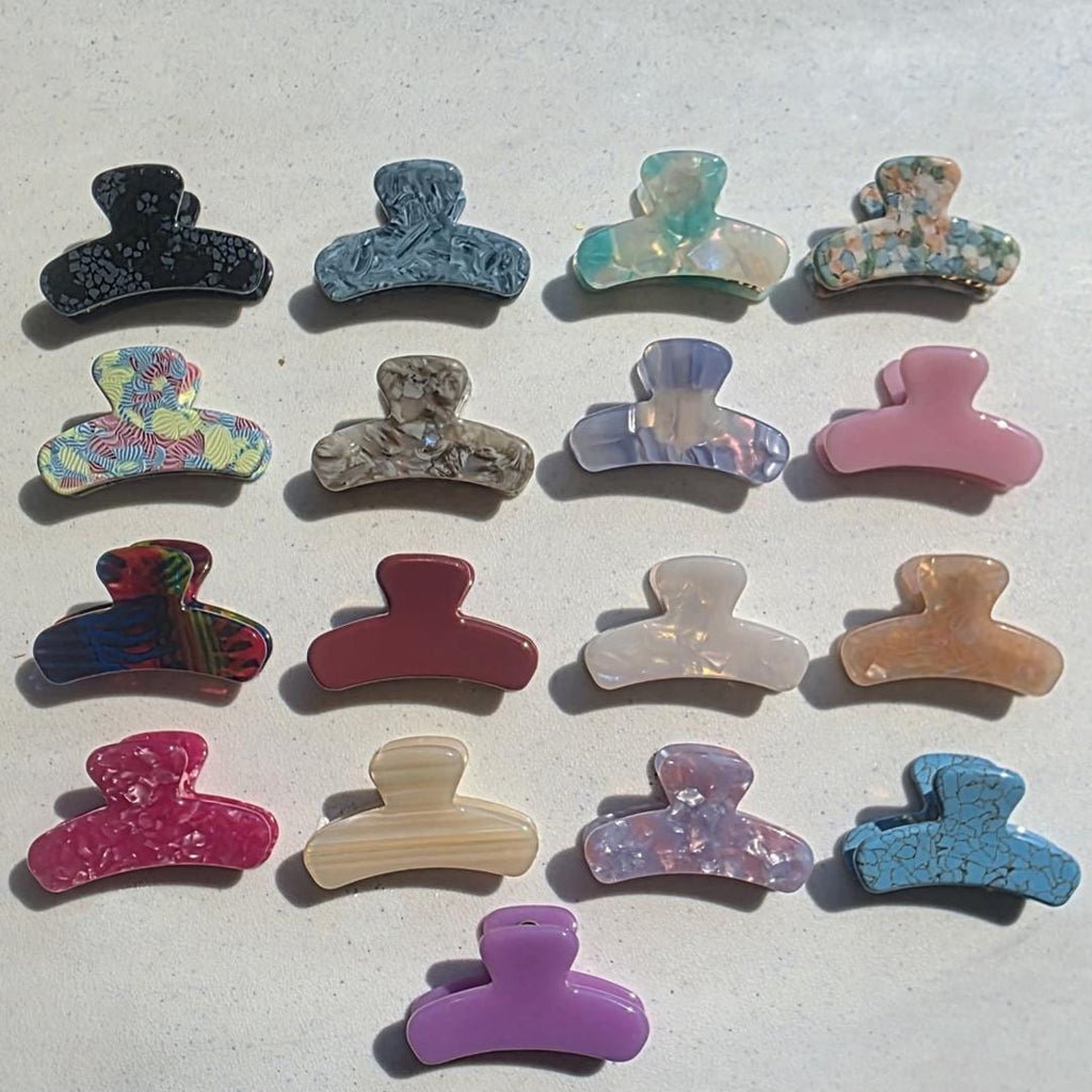 Mini French Claws in 17 stunning colors | Italian Acetate