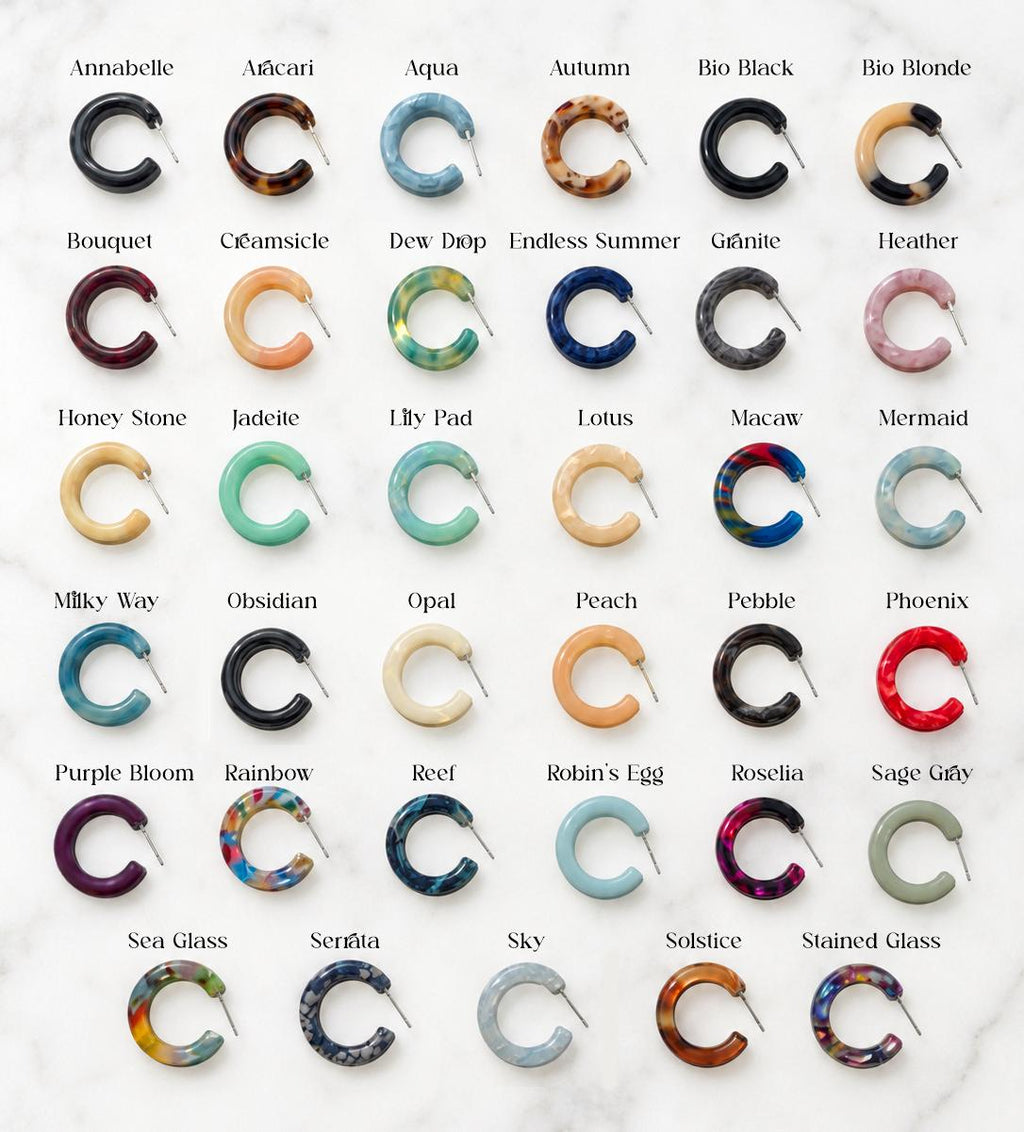 Ultra Mini Hoops - 30+ Colors!