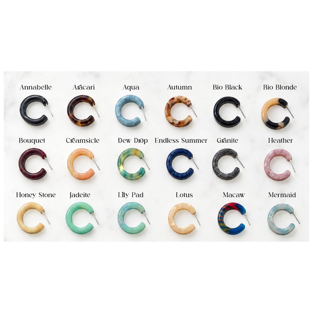 Ultra Mini Hoops - 30+ Colors!