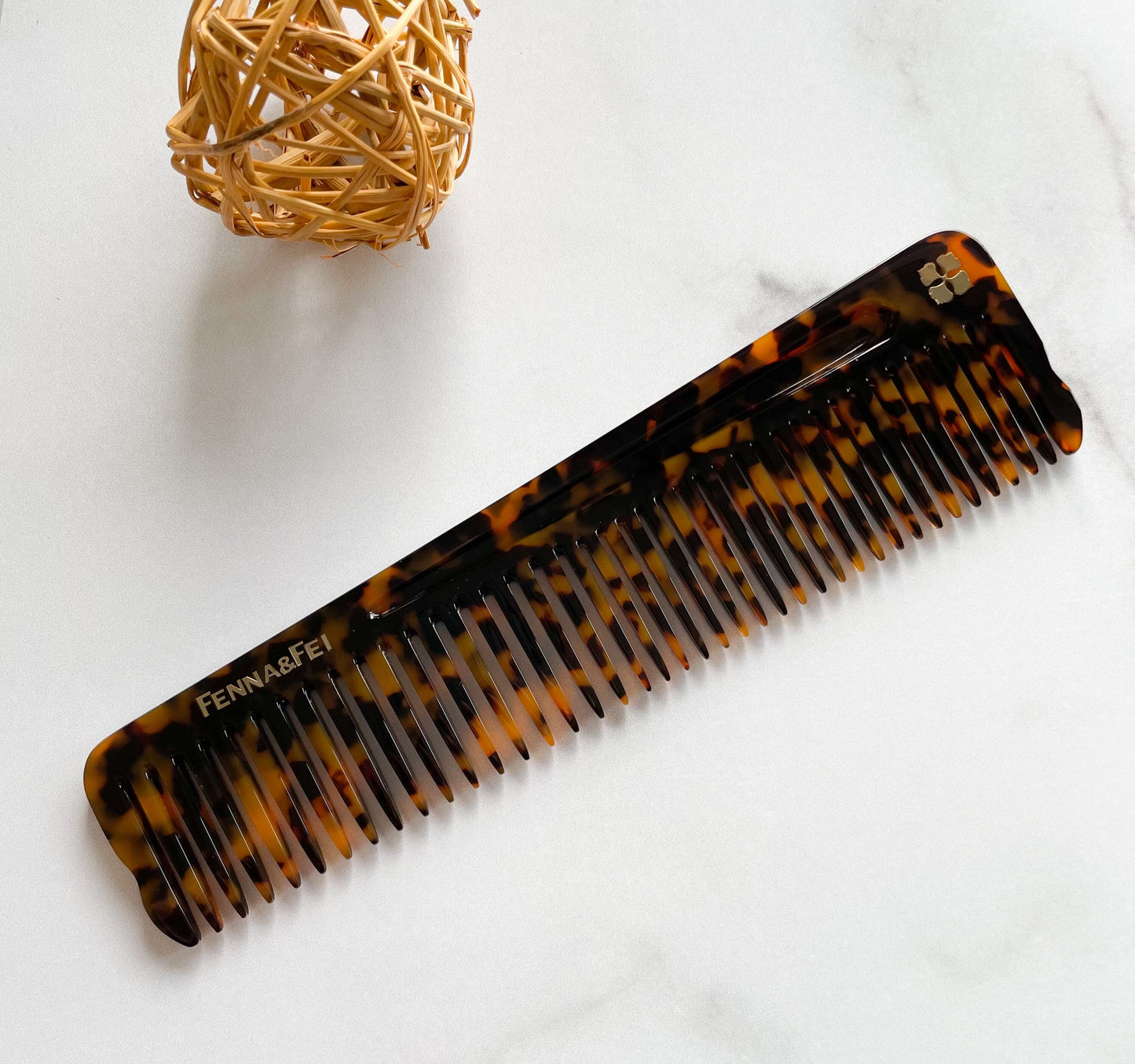 Eternal Comb Collection | Mazzucchelli Italian Acetate Tortoise Shell Long Large Hair Comb