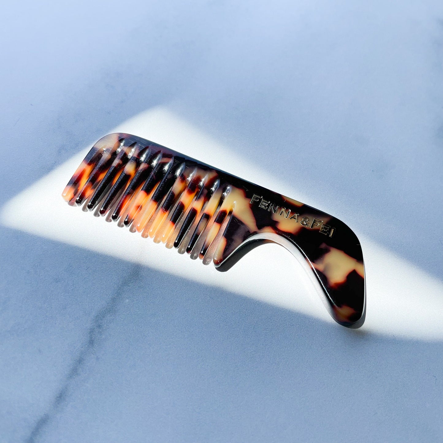 Men’s Mustache Comb | Mini Tortoise Shell Acetate Beard Mustache Baby Comb Gift