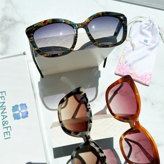 New Fenna&Fei Sunglasses | Costa Collection | Italian Acetate Polarized 100% UV Protection